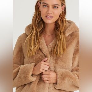 Zara faux fur jacket